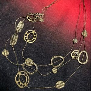 BOHEMIAN DAINTY BRASS GOLD NECKLACE CHAIN